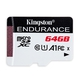 Adquiere tu Memoria MicroSD Kingston Endurance 64GB 95MB/s Solo Tarjeta en nuestra tienda informática online o revisa más modelos en nuestro catálogo de Memorias Flash Kingston