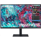 Monitor Plano Samsung Viewfinity S8 UHD 4K 27" 60Hz HDMI DP