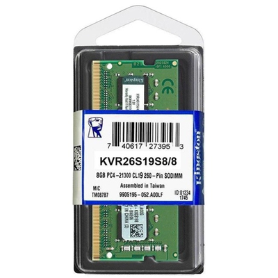 Adquiere tu Memoria SODIMM Kingston ValueRAM 8GB DDR4 2666MHz CL19 1.2V en nuestra tienda informática online o revisa más modelos en nuestro catálogo de SODIMM DDR4 Kingston