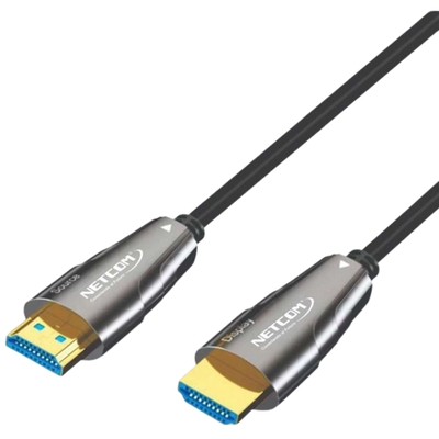 Adquiere tu Cable HDMI de Fibra Optica Netcom UHD 8K v2.1 de 30 Metros en nuestra tienda informática online o revisa más modelos en nuestro catálogo de Cables de Video Netcom