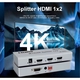 Adquiere tu Splitter HDMI 1 x 2 V2.0 UHD 4K 60Hz Netcom en nuestra tienda informática online o revisa más modelos en nuestro catálogo de Splitters y Conmutadores Netcom
