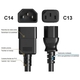 Adquiere tu Cable De Poder C13 a C14 Para UPS 1.8 Mts Netcom 3*14 AWG en nuestra tienda informática online o revisa más modelos en nuestro catálogo de Cables de Poder Netcom