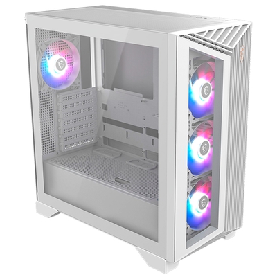 Adquiere tu Case Gamer Mid Tower ATX mATX MSI MPG Gungnir 210R Blanco en nuestra tienda informática online o revisa más modelos en nuestro catálogo de Cases MSI 