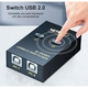 Adquiere tu Conmutador Switch USB 2.0 2x1 Netcom Para Impresoras en nuestra tienda informática online o revisa más modelos en nuestro catálogo de Splitters y Conmutadores Netcom