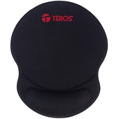 Mouse Pad Teros TE-3015S Con Almohadilla En Gel Negro
