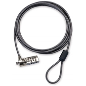 Cable De Seguridad Targus DEFCON T-LOCK Clave 4 Dígitos 2Mts