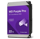 Disco 3.5" 22TB Western Digital WD Purple Pro 7200 RPM 512MB