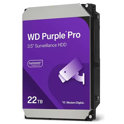 Adquiere tu Disco 3.5" 22TB Western Digital WD Purple Pro 7200 RPM 512MB en nuestra tienda informática online o revisa más modelos en nuestro catálogo de Discos Duros 3.5" Western Digital