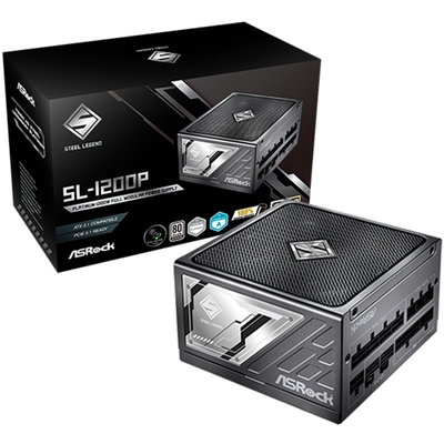 Adquiere tu Fuente De 1200W 80 Plus Platinum Asrock SL-850P Steel Legend en nuestra tienda informática online o revisa más modelos en nuestro catálogo de Fuentes de Poder AsRock