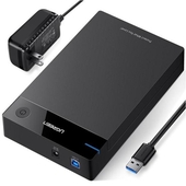 Case Para Disco SATA 2.5" y 3.5" a USB A 3.0 Ugreen 12V 2A