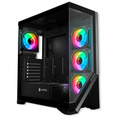 Case Gamer ATX Antryx FX-650 ARGB 4 Ventiladores Negro