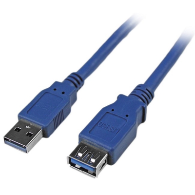 Adquiere tu Cable Extensor Startech USB Macho a Hembra 1.8m Azul en nuestra tienda informática online o revisa más modelos en nuestro catálogo de Cables Extensores USB StarTech