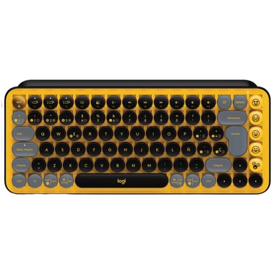 Adquiere tu Teclado Inalámbrico Logitech Pop Keys Mecánico Amarillo en nuestra tienda informática online o revisa más modelos en nuestro catálogo de Solo Teclados Logitech