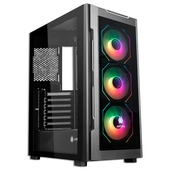 Case Antryx RX 560 Black Sin Fuente ARGB Fan X3