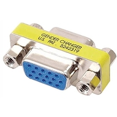 Adaptador Empalme VGA DB15 Hembra a DB15 Hembra Trautech