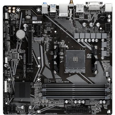 Adquiere tu Placa Gigabyte A520M DS3H AC AM4 DDR4 DVI-D HDMI DP Micro ATX en nuestra tienda informática online o revisa más modelos en nuestro catálogo de Placas Madre Gigabyte