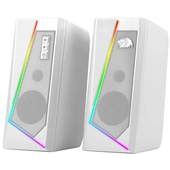 Parlantes Gamer RGB Estereo Redragon ANVIL GS520 Blanco