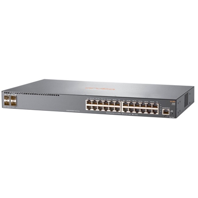 Adquiere tu Switch HPE Aruba 2540 24 Puertos Ethernet GbE 4 SFP+ 1/10 GbE en nuestra tienda informática online o revisa más modelos en nuestro catálogo de Switch de distribución HP Enterprise