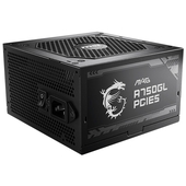 Fuente De Poder MSI MAG A750GL PCIE5 750W 80 PLUS Gold ATX