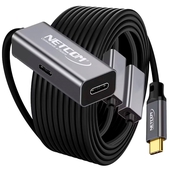 Cable Extensor Activo Netcom USB 3.2 Tipo C G2 De 15 Metros