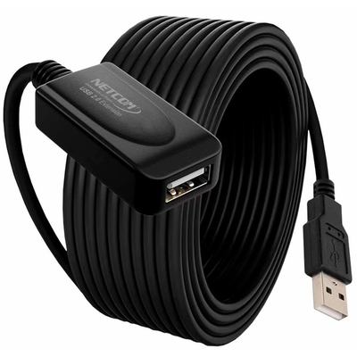 Adquiere tu Cable Extensor USB 2.0 Activo Netcom De 12 Metros en nuestra tienda informática online o revisa más modelos en nuestro catálogo de Cables Extensores USB Netcom