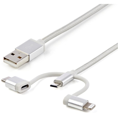 Adquiere tu Cable USB-A 2.0 Multicarga 3 en 1 Startech De 1 Metro en nuestra tienda informática online o revisa más modelos en nuestro catálogo de Cables de Datos y Carga StarTech