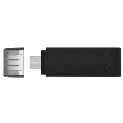 Adquiere tu Memoria USB Kingston DataTraveler 70 64GB USB C 3.2 Negro en nuestra tienda informática online o revisa más modelos en nuestro catálogo de Memorias USB Kingston