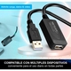 Adquiere tu Cable Extensor USB 2.0 Activo Netcom De 12 Metros en nuestra tienda informática online o revisa más modelos en nuestro catálogo de Cables Extensores USB Netcom