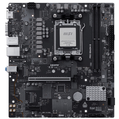 Adquiere tu Placa MSI PRO B840M-B AMD B840 AM5 HMDI VGA en nuestra tienda informática online o revisa más modelos en nuestro catálogo de Placas Madre MSI 