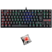 Teclado Gamer Redragon KUMARA K552 RGB LED USB Red Switch