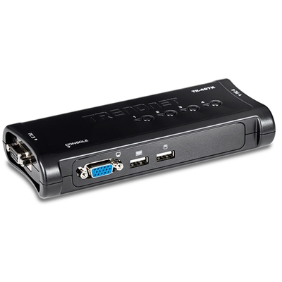 Adquiere tu Conmutador KVM TRENDnet 4 Puertos VGA USB TK-407K Escritorio en nuestra tienda informática online o revisa más modelos en nuestro catálogo de Splitters y Conmutadores Trendnet