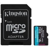 Memoria MicroSD y SD Kingston Canvas Go Plus 512GB SDCG4