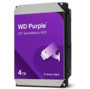 Disco SATA 3.5" 4TB Western Digital WD Purple 128MB