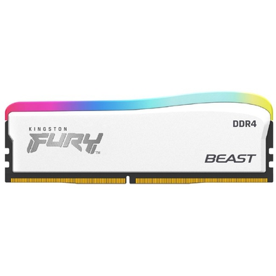 Adquiere tu Memoria Kingston 8GB DDR4 3600Mhz RGB CL17 Fury Beast White en nuestra tienda informática online o revisa más modelos en nuestro catálogo de DIMM DDR4 Kingston