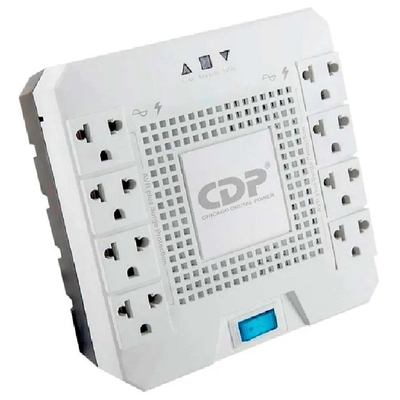 Adquiere tu Estabilizador CDP R-AVR1808i 1800VA 1000W 220V 8 Tomacorrientes en nuestra tienda informática online o revisa más modelos en nuestro catálogo de Estabilizadores CDP Chicago