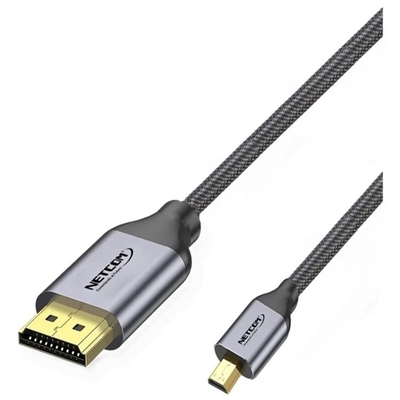Adquiere tu Cable HDMI A Micro HDMI Netcom De 10 Metros UHD 4K 60Hz v2.0 en nuestra tienda informática online o revisa más modelos en nuestro catálogo de Cables de Video Netcom