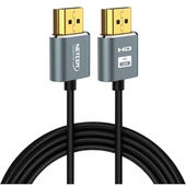 Cable Slim HDMI Netcom 4K 60Hz v2.0 32AWG 10 Mts Nylon