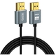Adquiere tu Cable Slim HDMI Netcom 4K 60Hz v2.0 32AWG 10 Mts Nylon en nuestra tienda informática online o revisa más modelos en nuestro catálogo de Cables de Video Netcom