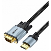Cable Adaptador HDMI a VGA Netcom De 1.80 Mts FHD 60Hz