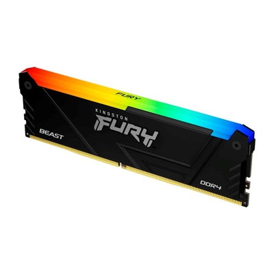 Adquiere tu Memoria Ram Kingston Fury Beast RGB 16GB DDR4 3200Mhz en nuestra tienda informática online o revisa más modelos en nuestro catálogo de DIMM DDR4 Kingston