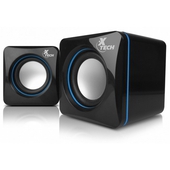 Parlantes Xtech XTS-110 Alámbrico 2.0 5W RMS Negro Azul