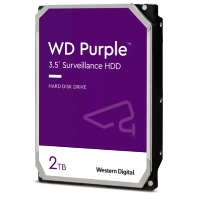 Adquiere tu Disco Duro 3.5" 2TB Western Digital WD Purple 256MB 5400 RPM en nuestra tienda informática online o revisa más modelos en nuestro catálogo de Discos Duros 3.5" Western Digital