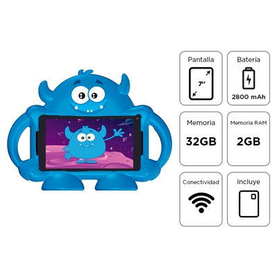 Adquiere tu Tablet Para Niños Advance 7" Android 12 Go 2G 32G WiFi Negro en nuestra tienda informática online o revisa más modelos en nuestro catálogo de Tablets Advance