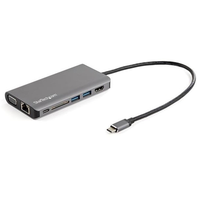 Adquiere tu Adaptador 8 en 1 USB C a HDMI VGA RJ45 USB PD SD Audio Startech en nuestra tienda informática online o revisa más modelos en nuestro catálogo de Adaptadores Multipuerto StarTech