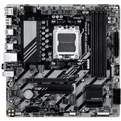 Adquiere tu Placa Gigabyte B840M D3HP WIFI6E AM5 DDR5 HDMI Displayport en nuestra tienda informática online o revisa más modelos en nuestro catálogo de Placas Madre Gigabyte