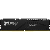 Memoria Kingston Fury Beast 32GB DDR5 5200MHz CL40 1.25V Negro
