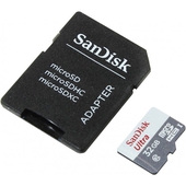 Memoria Ultra MicroSDHC SanDisk 32GB CL10 Incluye Adaptador SD