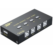 Conmutador Switch USB 2.0 4x1 Netcom Para Impresoras