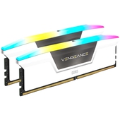 Memoria Corsair 64G (2 x 32GB) DDR5 RGB 5200MHz CL40 Blanco