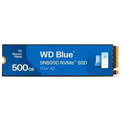 Adquiere tu Disco Sólido M.2 NVMe 500GB WD Blue SN5000 SSD PCIe 4x4 en nuestra tienda informática online o revisa más modelos en nuestro catálogo de Discos Sólidos M.2 Western Digital